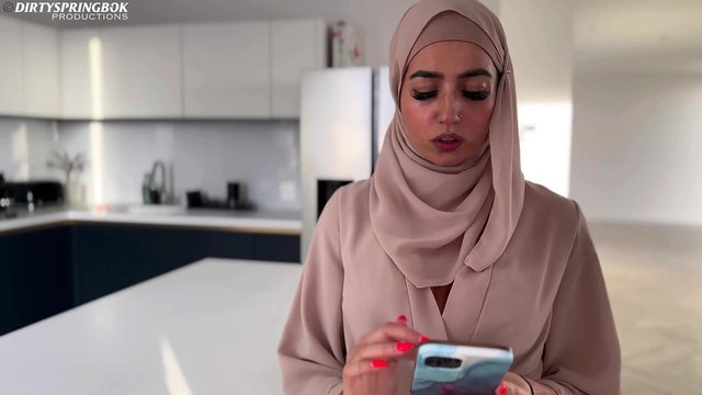 Hungry Muslim Girl Breaks Her Fast with BBC