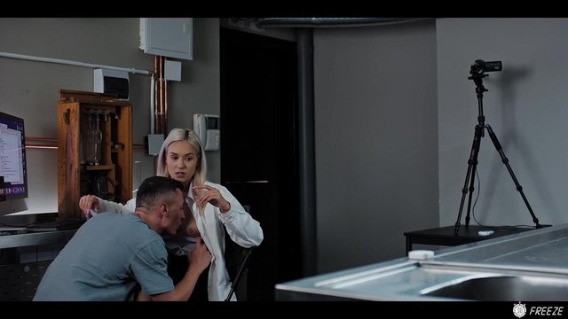 Beautiful Blonde Doctor Gets Used and Begs For Cock - Freeze Time Stop Sex Creampie