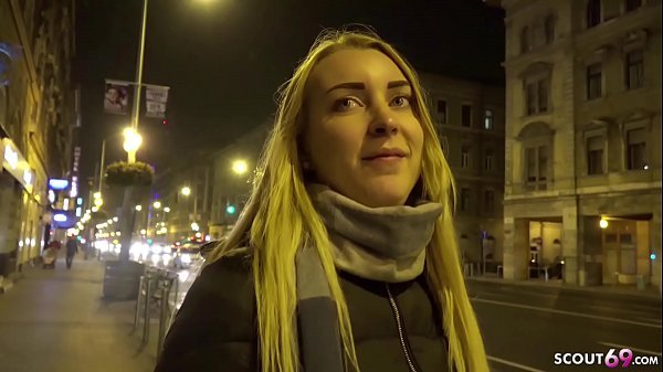 GERMAN SCOUT - COLLEGE TEEN AMARIS FUCKED AT STREET CASTING