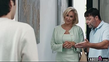 Infidelity is nothing for mature blonde stepmom MILF fucking her stepson