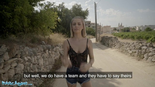 Public Agent Cute Spanish Blonde Lya Missy Fucked in the Forest
