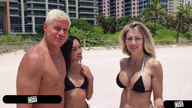 All Mighty Ring Seduces Mature Blonde Gigi Dior & Petite Asian Jade Kimiko – Immoral Live 4K